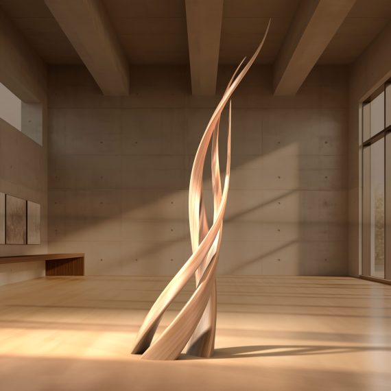 Mike Fields Twister Abstract Sculpture 5