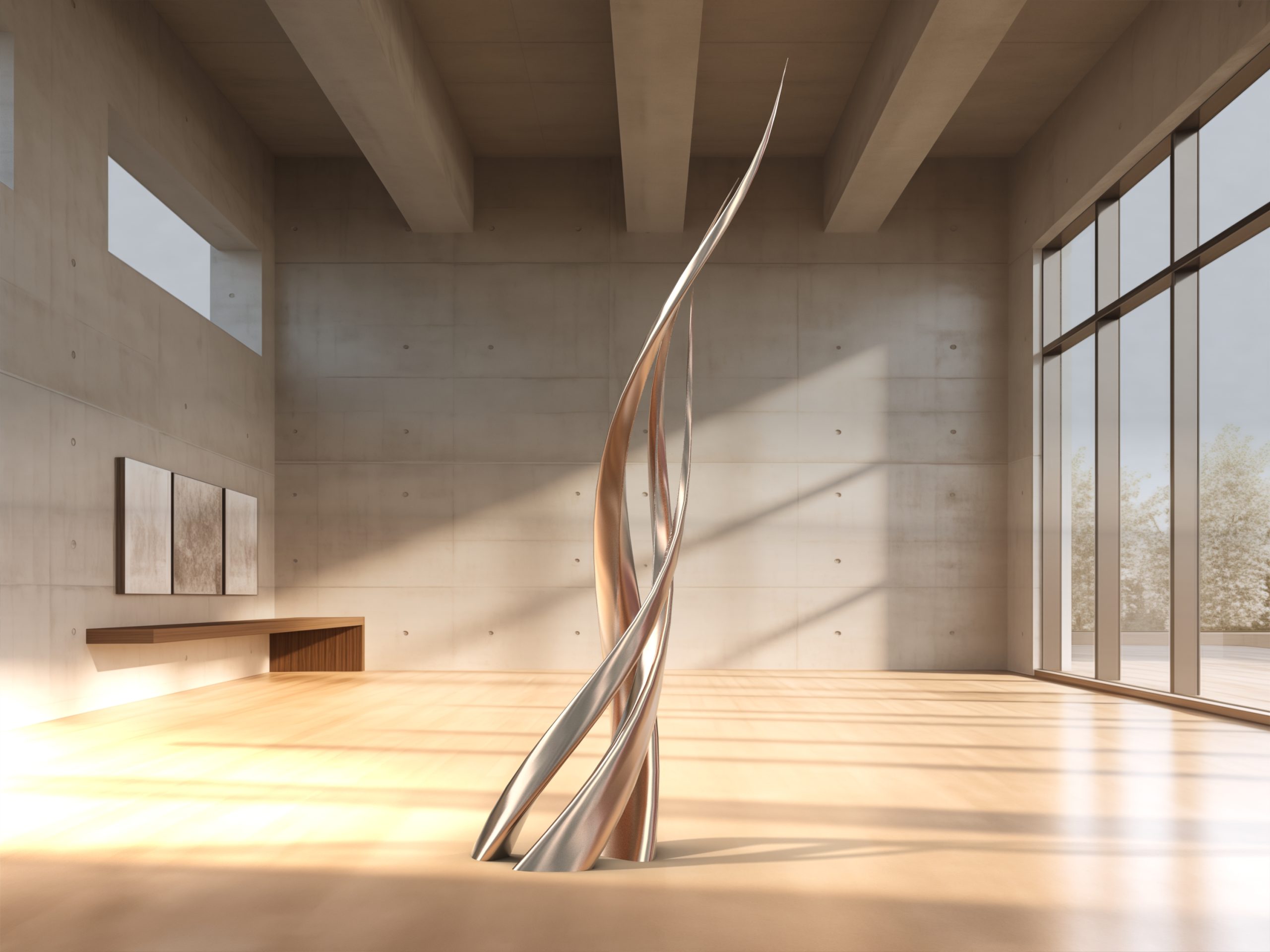 Modern Sculpture Interior Decor Art Mike Fields
