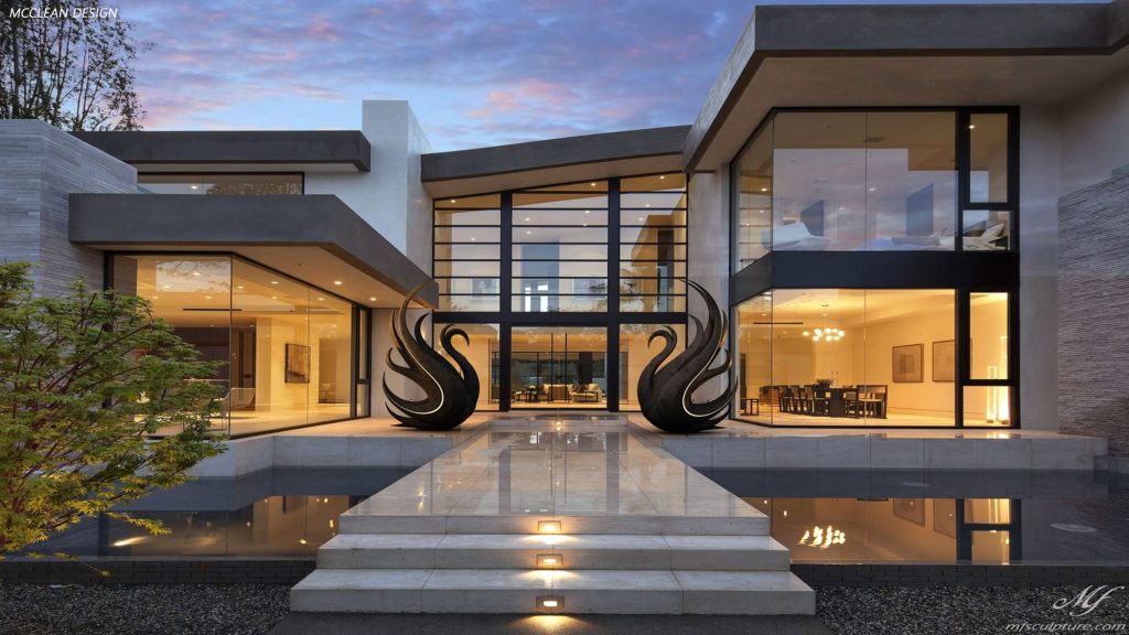 Custom residential sculptures enhancing luxury homes and private spaces with bespoke artistry