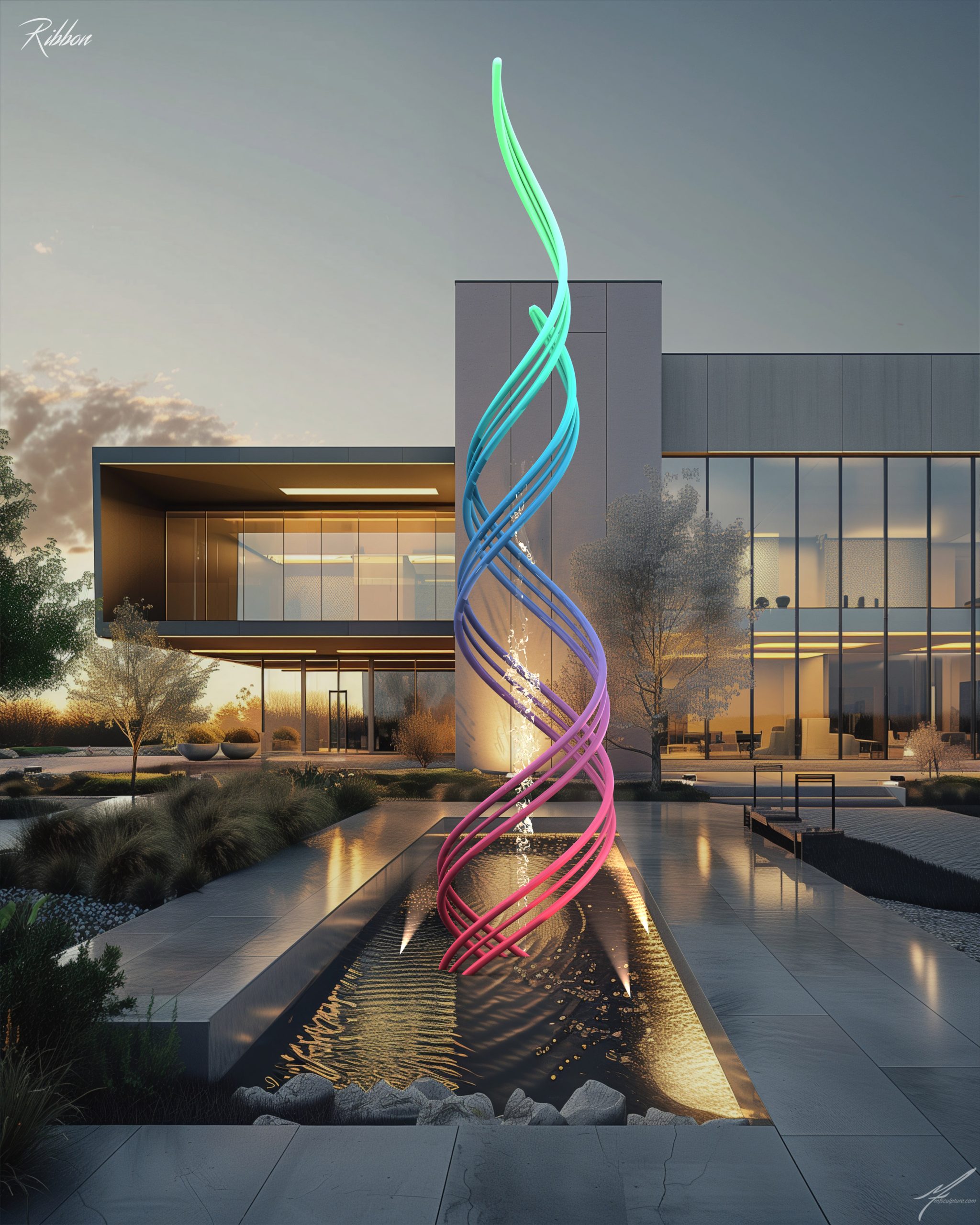 dna helix monument medical research facility