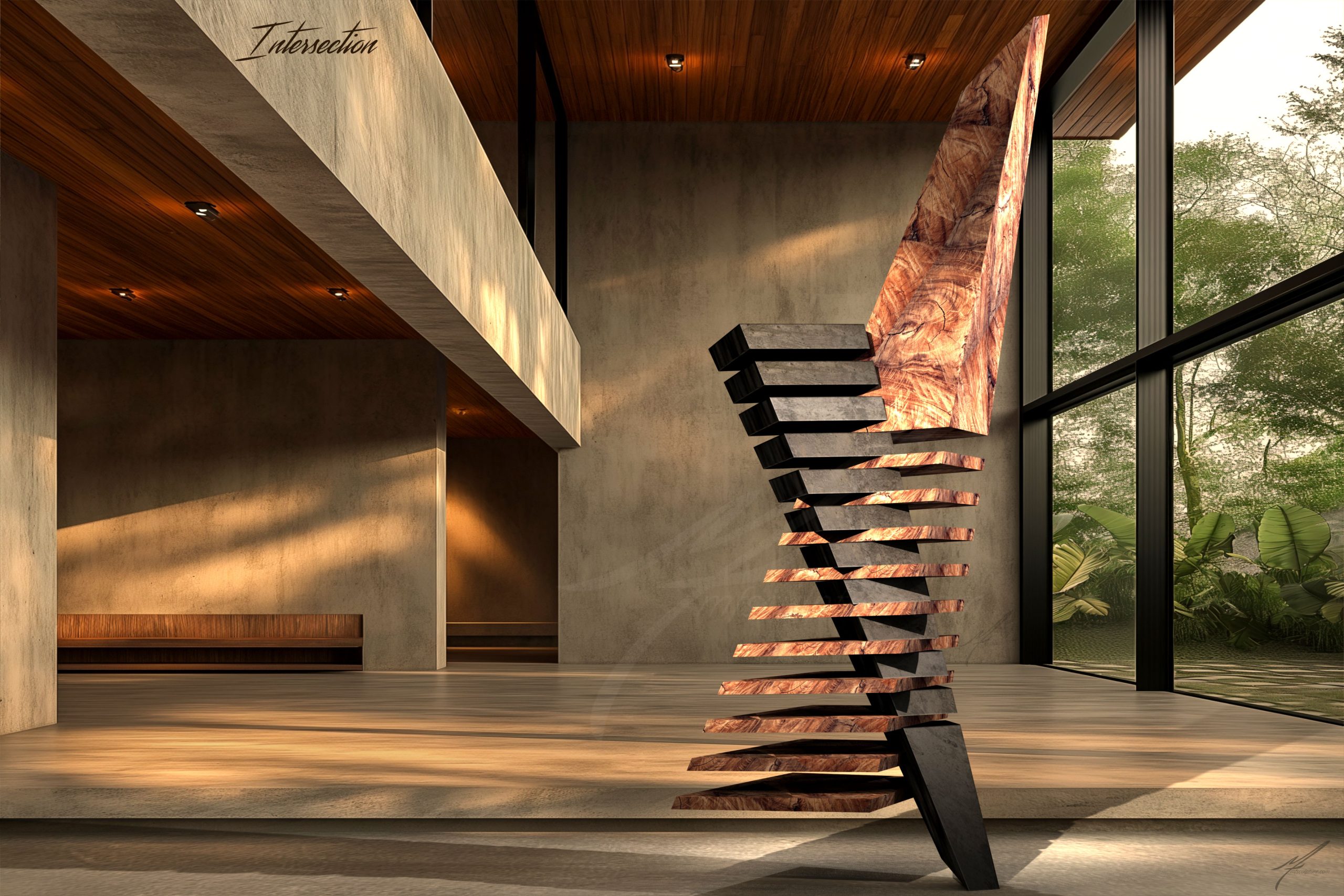Intersection University contemporary residential art sculpture