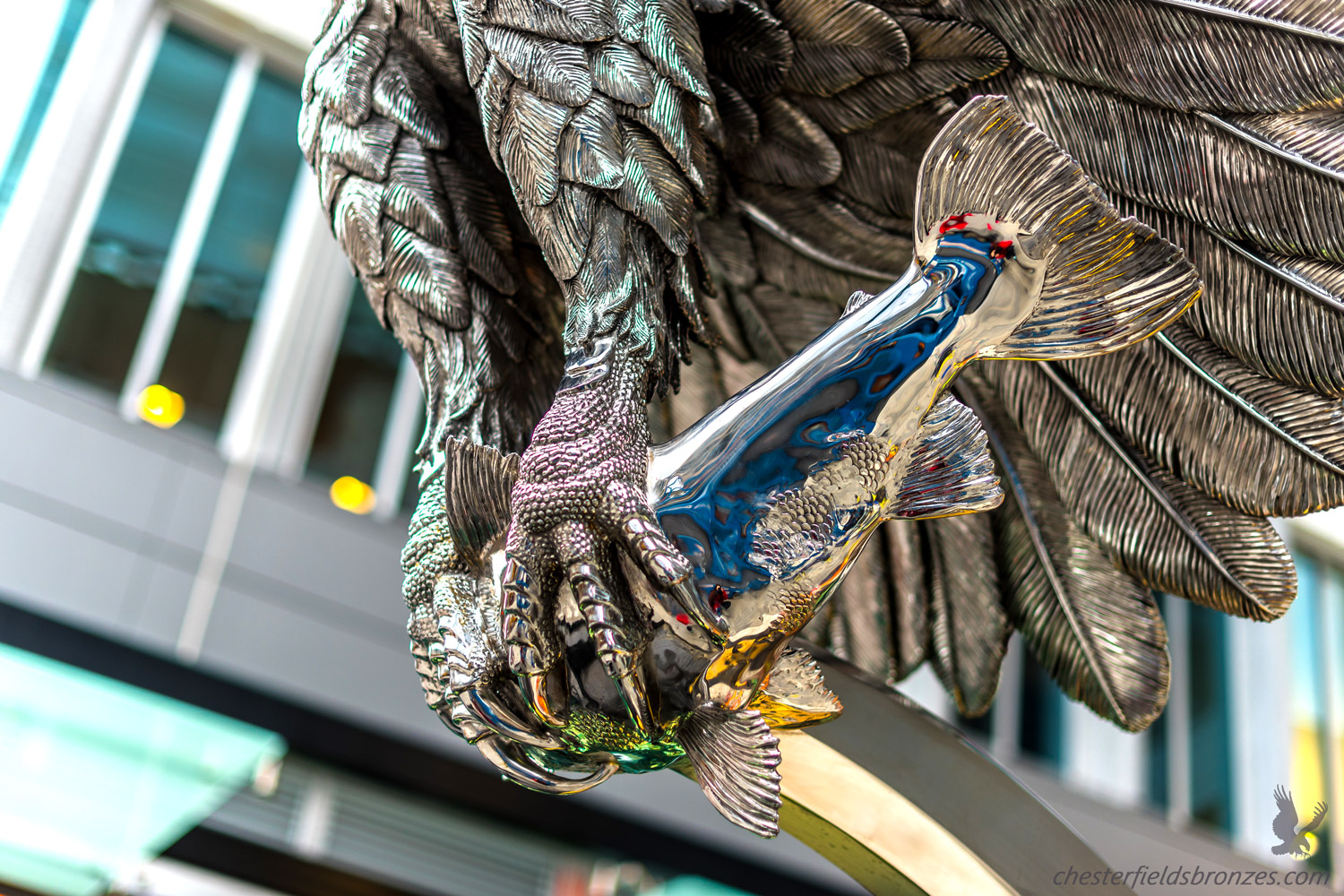 Seahawk Sculpture Embassy Suites Mike Fields Chester Fields (3)