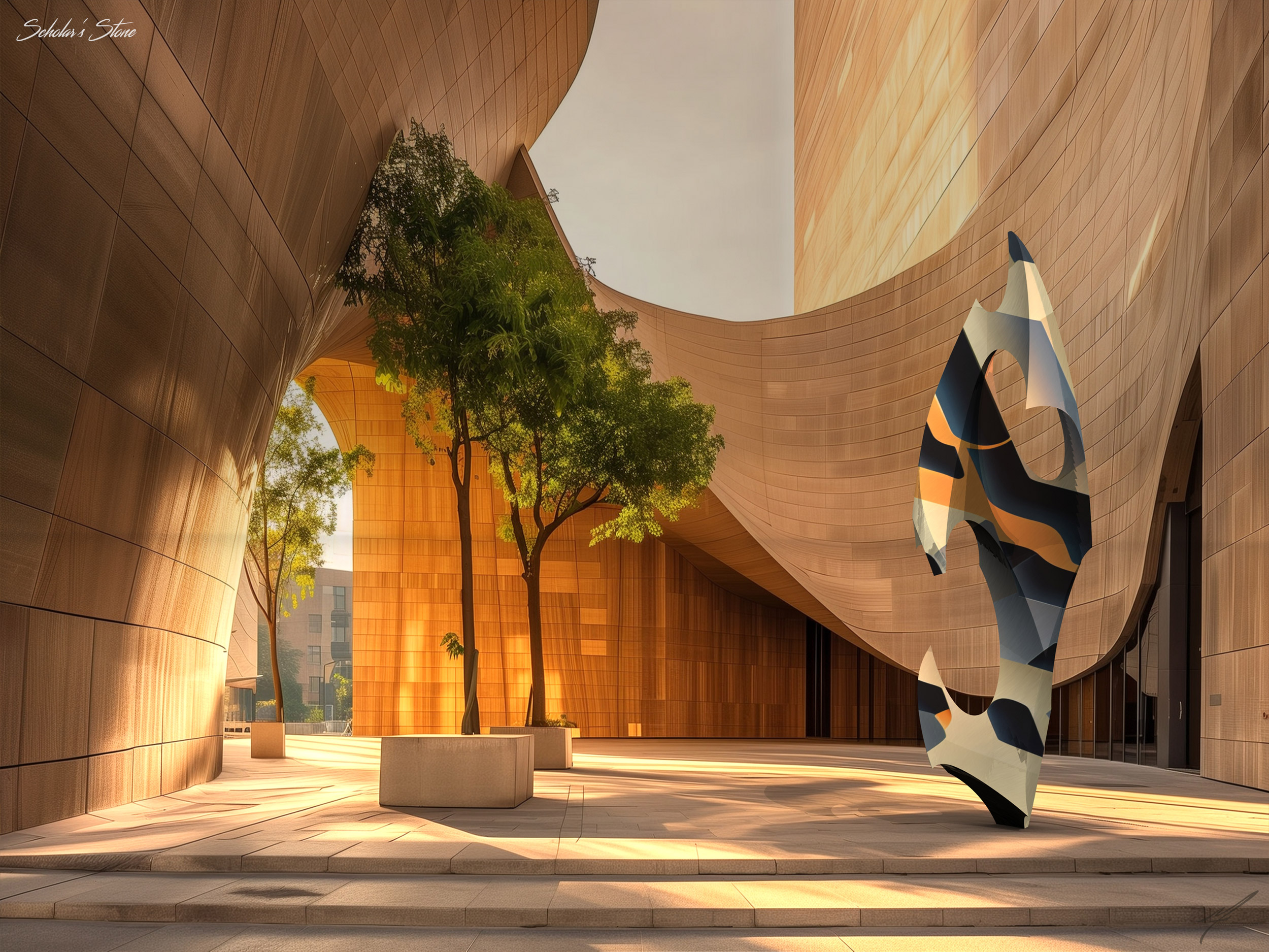 Gongshi v1 Contemporary Residential Commercial Statue