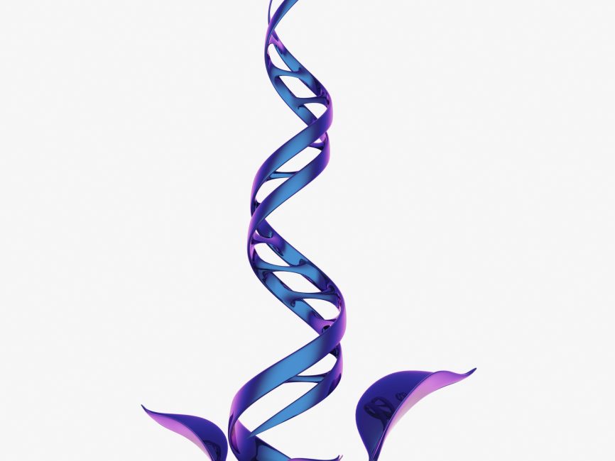 DNA Sculpture Modern Art Science