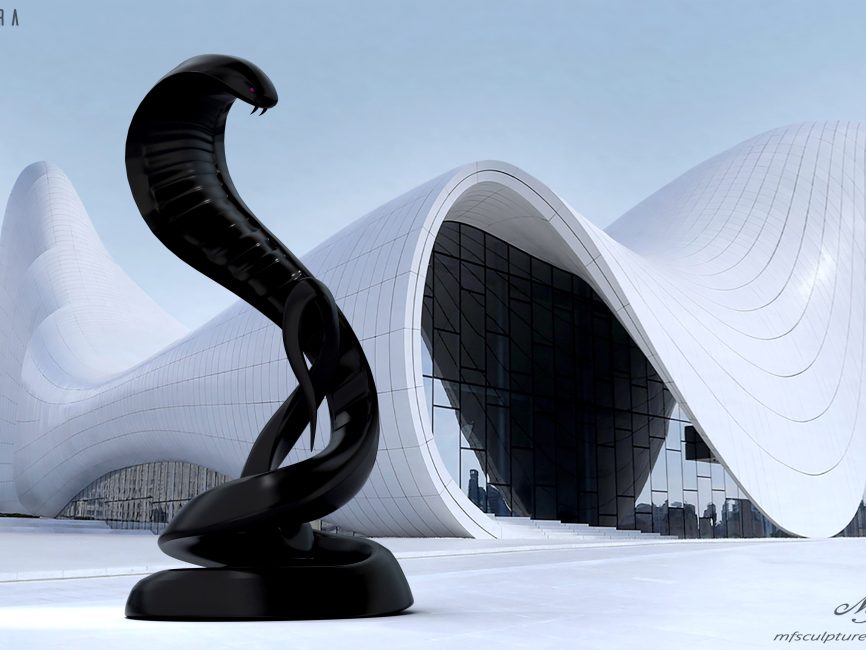 Heydar Aliyev Zaha Hadid Modern Sculpture Cobra2 3