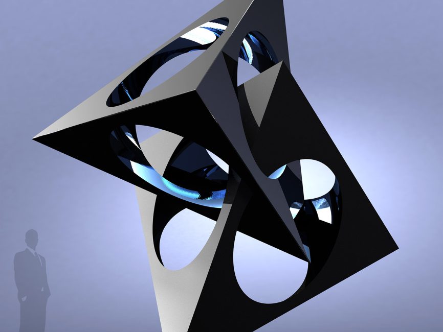 Tetra Sphere Contemporary Art