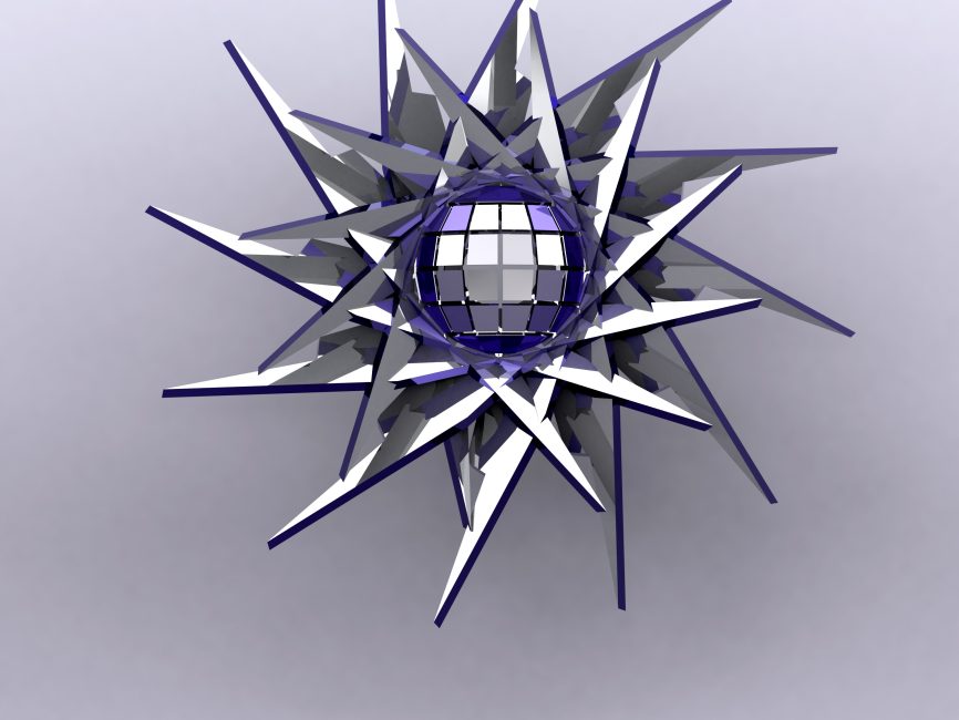 Wallflower Stainless Steel Contemporary metal wall art 4