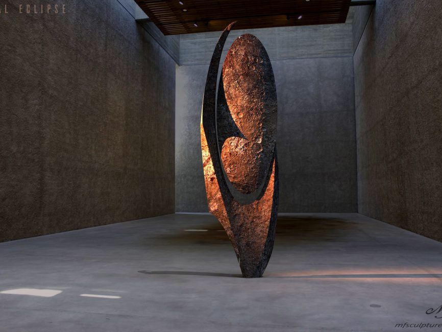 Konig Galerie Koenig Gallery Contemporary Sculpture Art Total Eclipse Moon 1