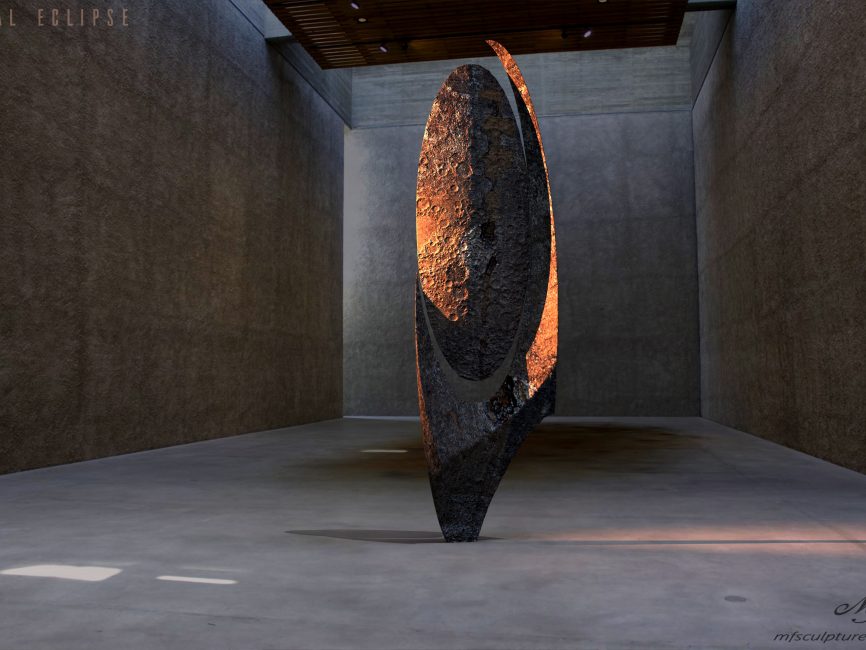Konig Galerie Koenig Gallery Contemporary Sculpture Art Total Eclipse Moon 2