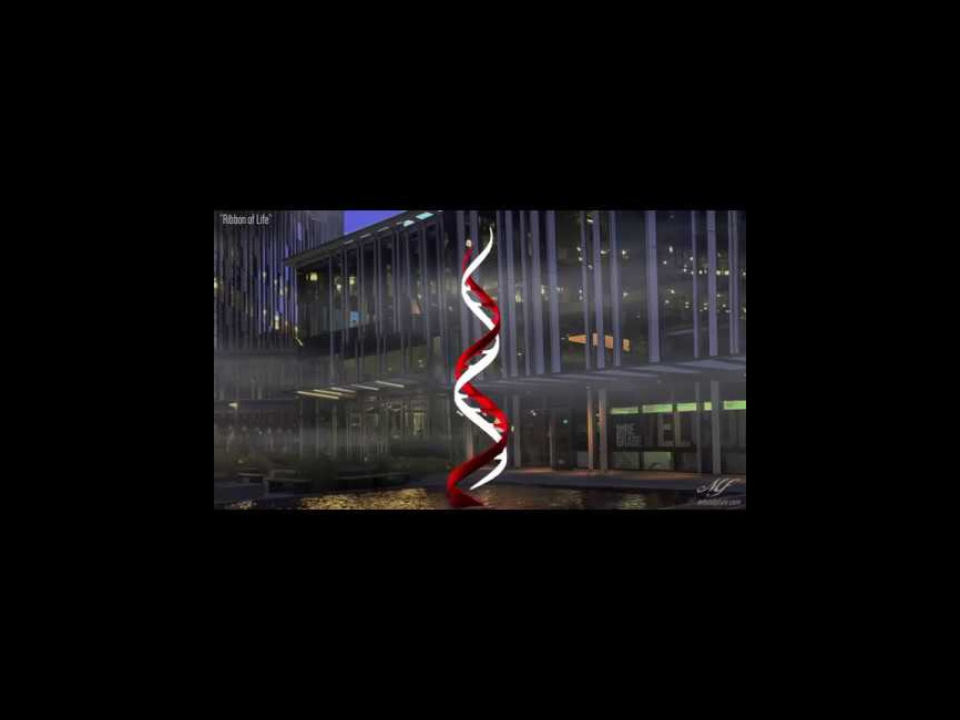 DNA - "Ribbon of Life" Sculpture by Mike Fields